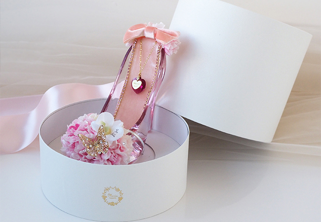 ガラスの靴 桜ピンク専用ボックス