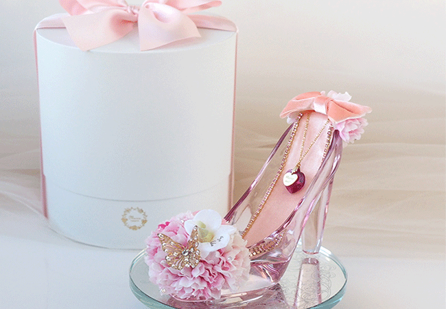 ガラスの靴桜ピンク