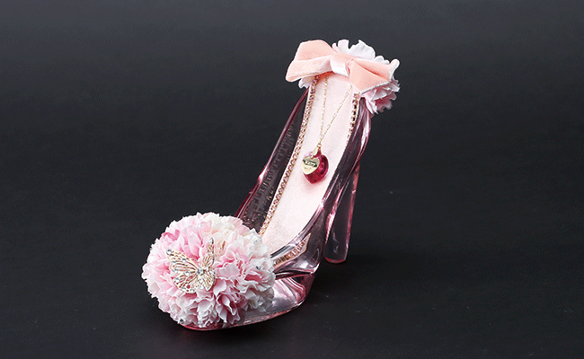 季節限定　シンデレラのガラスの靴　桜ピンク