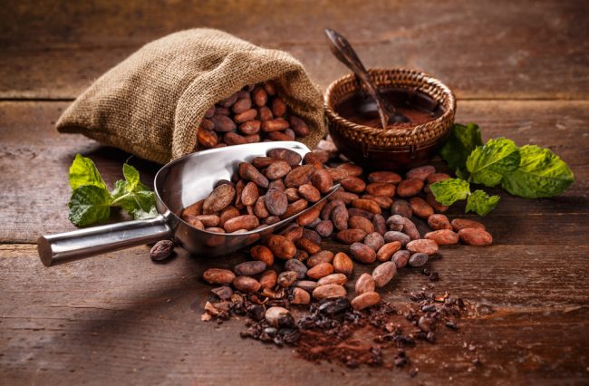 チョコの原料カカオ豆